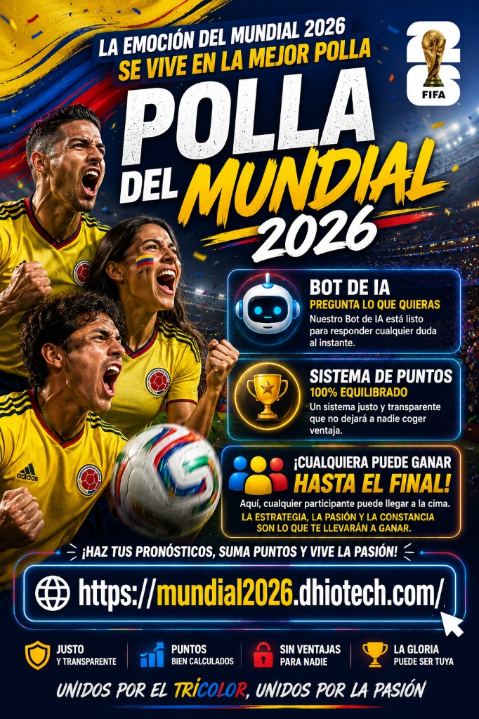 Polla del Mundial 2026 - Colombia